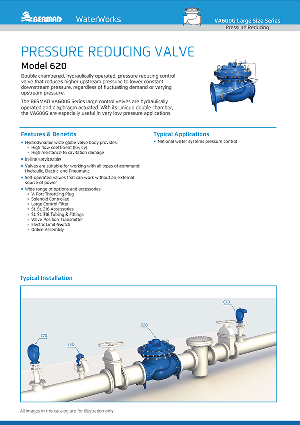 Pressure Reducing Valve Model 620