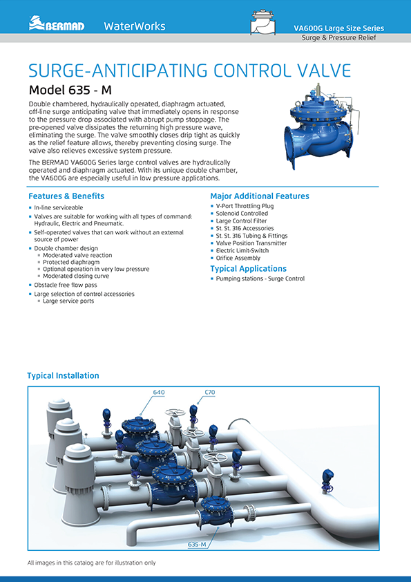 Surge Anticipating Control Valve Model 635-M